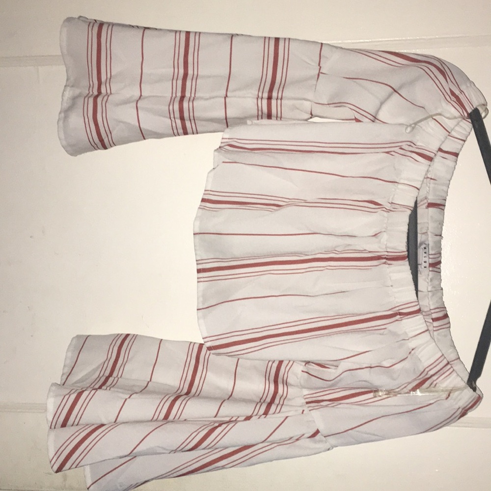 Cute Cropped Bell Sleeved Shirt